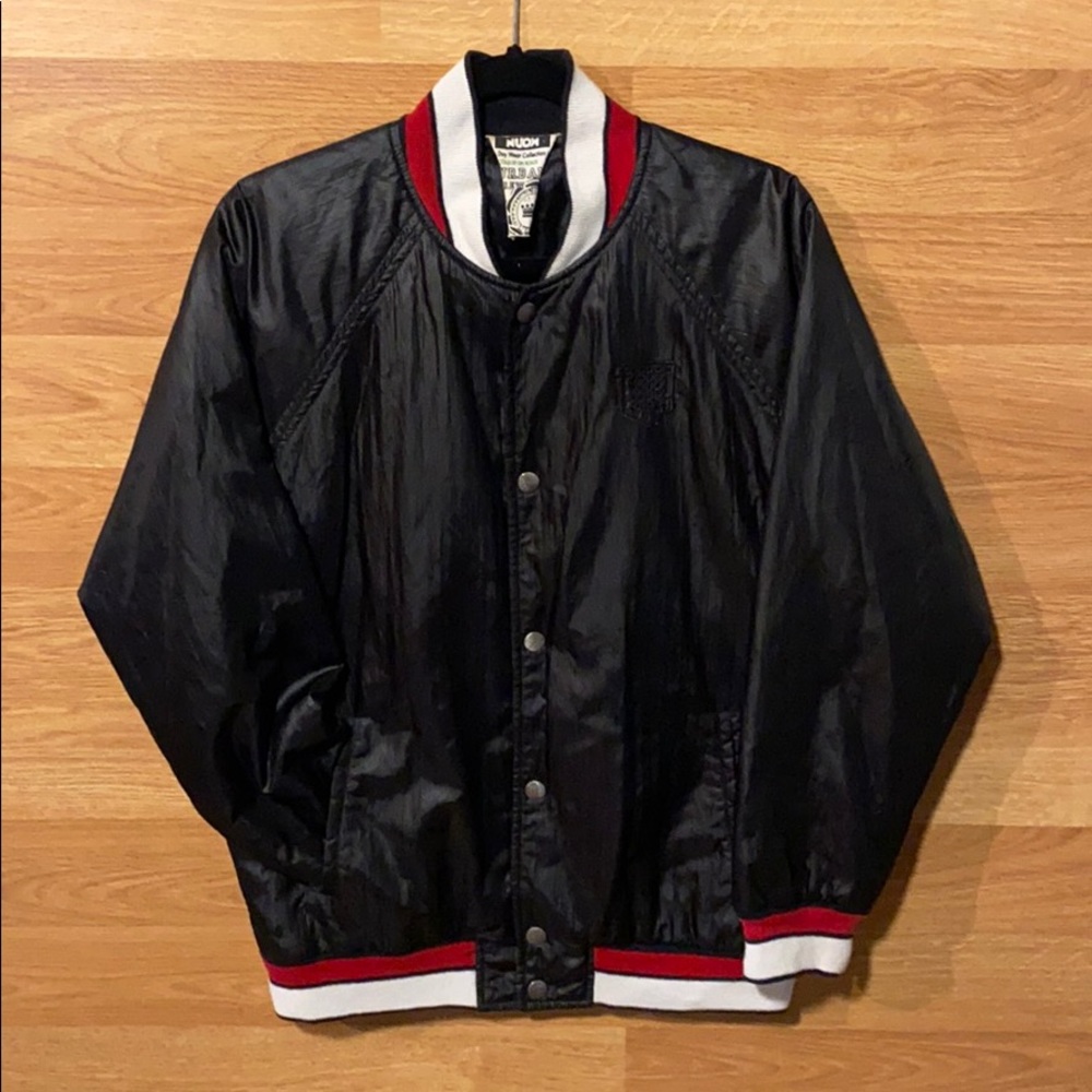 NUON Day Wear Collection Black Bomber Jacket M